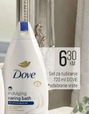 Dove indulging caring bath