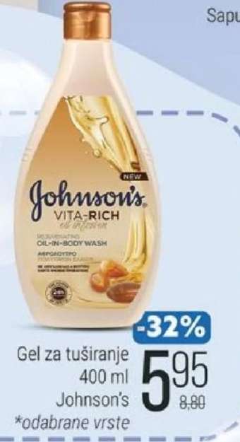 Gel za tuširanje Johnson's