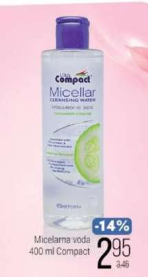 Micelarna voda 400 ml Compact