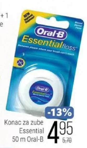 Konac za zube Essential 50 m Oral-B