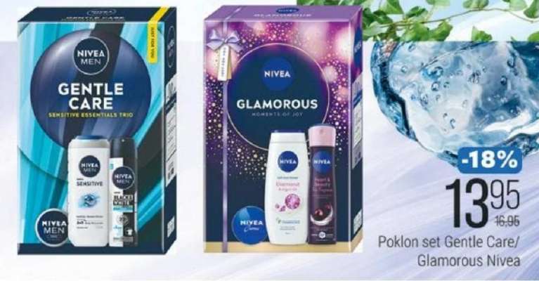 Poklon set Gentle Care/Glamorous Nivea