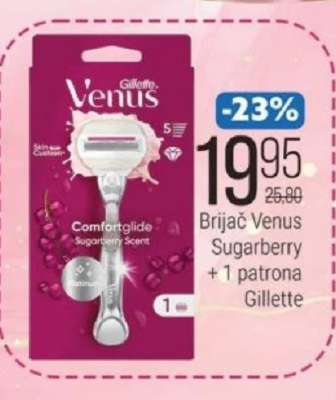 Brijač Venus Sugarberry + 1 patrona Gillette