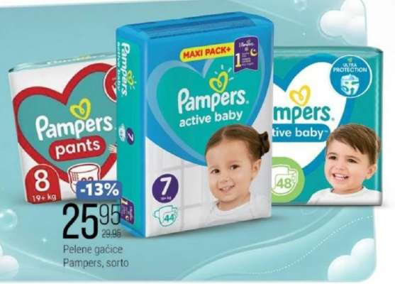 Pampers pelene - gaćice