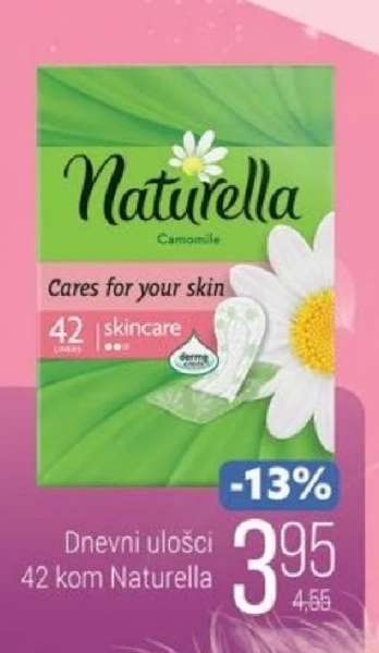 Dnevni ulošci 42 kom Naturella