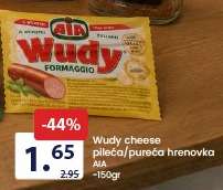 Wudy cheese pileća/pureća hrenovka