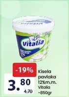 Kisela pavlaka Vitalia