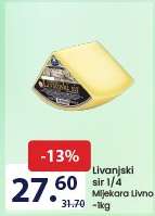 Livanjski sir 1/4