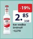 Ice vodka Smirnoff