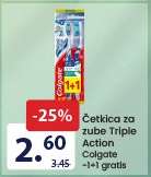 Četkica za zube Triple Action Colgate