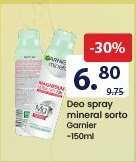 Deo spray mineral sorto Garnier