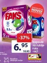 Kapsule za rublje Faks