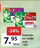 Ariel kapsule za rublje