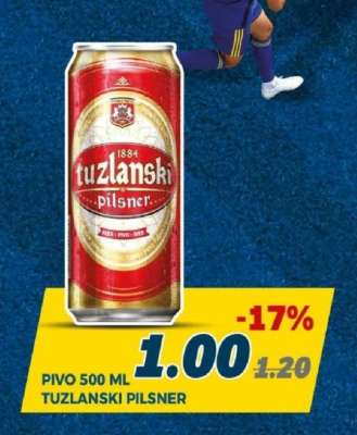 Pivo 500 ml, Tuzlanski pilsner