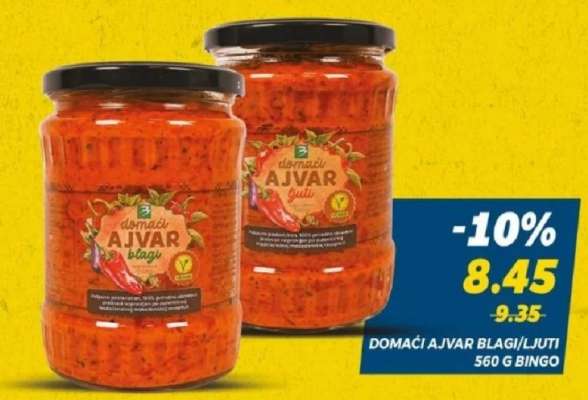 Domaći ajvar blagi, ljuti