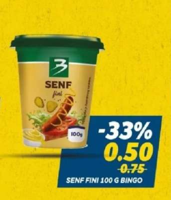 SENF FINI 100 G BINGO
