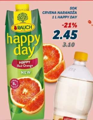 Sok crvena narandža 1 L Happy Day