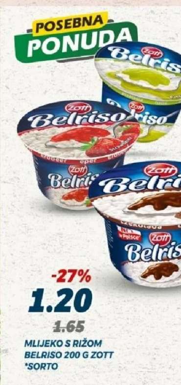 MLIJEKO S RIŽOM BELRISO