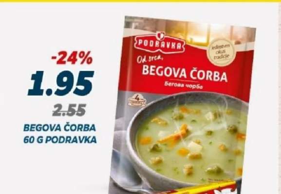Begova čorba 60 g Podravka