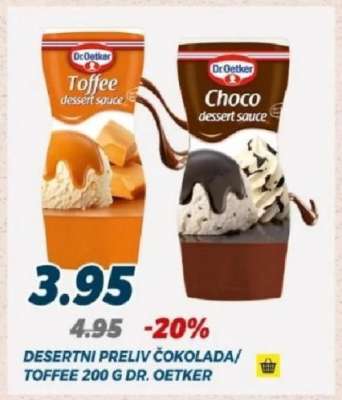 DESERTNI PRELIV ČOKOLADA/TOFFEE 200 G DR. OETKER