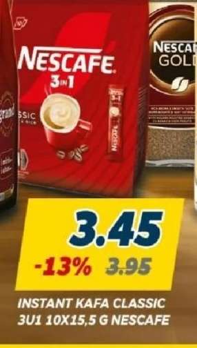 INSTANT KAFA CLASSIC 3U1 10X15,5 G NESCAFE