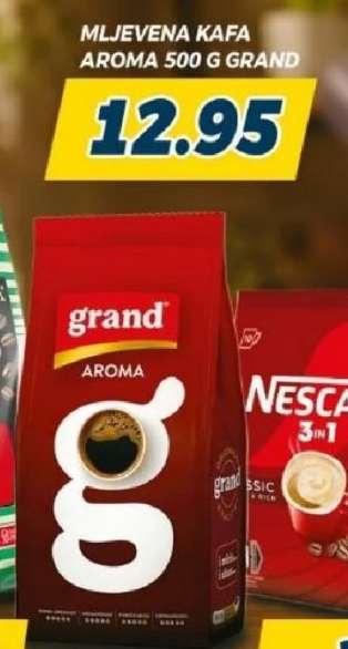 MLJEVENA KAFA AROMA 500 G GRAND