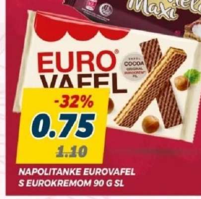 NAPOLITANKE EUROVAFEL S EUROKREMOM 90 G SL