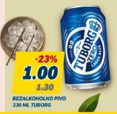 Bezalkoholno pivo 330 ml Tuborg