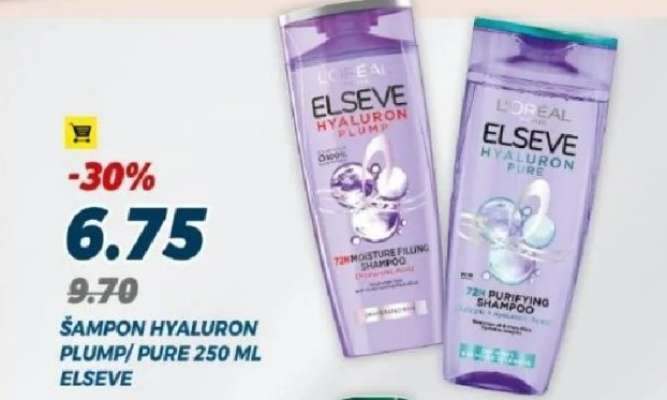 Šampon Hyaluron Plump/Pure 250 ml Elseve
