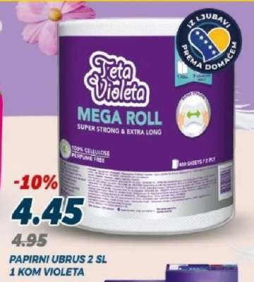 Teta Violeta Mega Roll