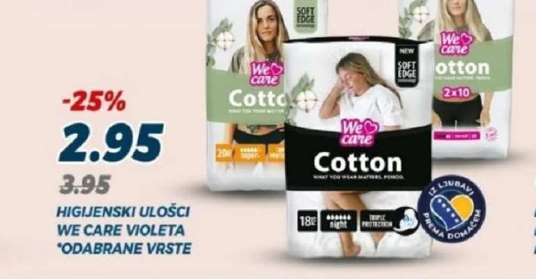 Higijenski ulošci We Care, Violeta