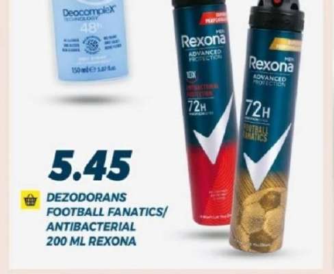 Dezodorans Football Fanatics/Antibacterial 200 ml Rexona