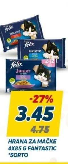 HRANA ZA MAČKE 4X85 G FANTASTIC