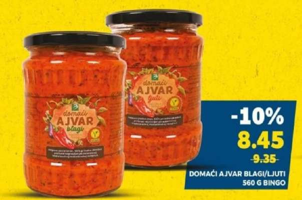 Domaći ajvar blagi, ljuti