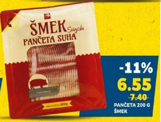 Pančeta 200 g Šmek