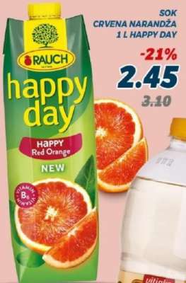 Sok crvena narandža 1 L Happy Day