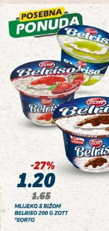 MLIJEKO S RIŽOM BELRISO