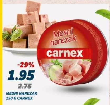MESNI NAREZAK 150 G CARNEX