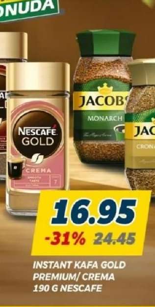 Instant kafa Gold premium/crema 190 g Nescafe