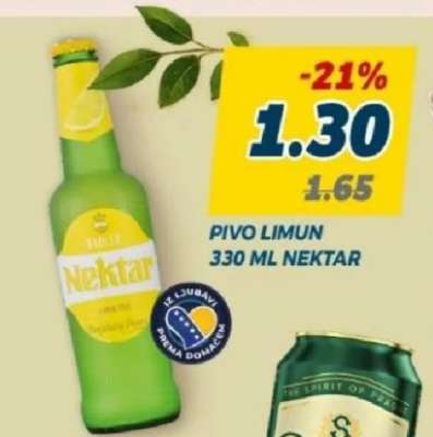 PIVO LIMUN 330 ML NEKTAR