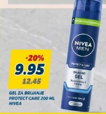 Gel za brijanje Protect & Care 200 ml Nivea