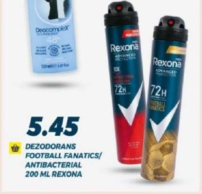 Dezodorans Football Fanatics/Antibacterial 200 ml Rexona