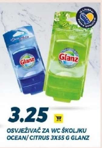 Glanz osvježivač za WC školjku