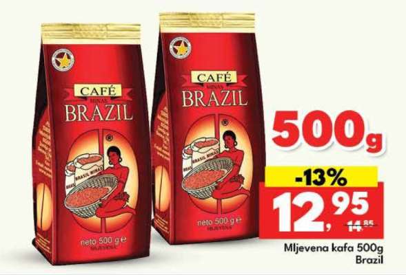 Mljevena kafa 500g Brazil
