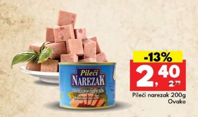 Pileći narezak 200g Ovako
