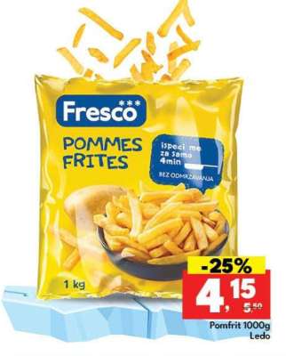 Pomfrit 1000g Ledo