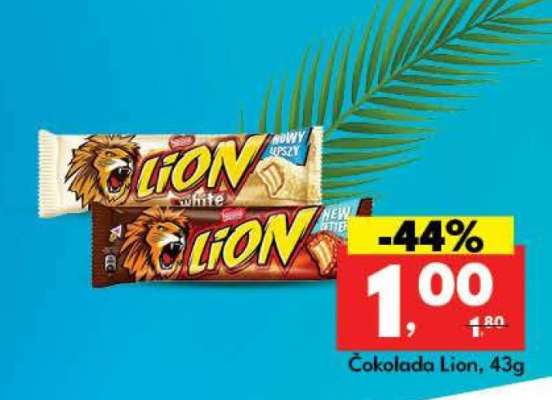 Čokolada Lion, 43g