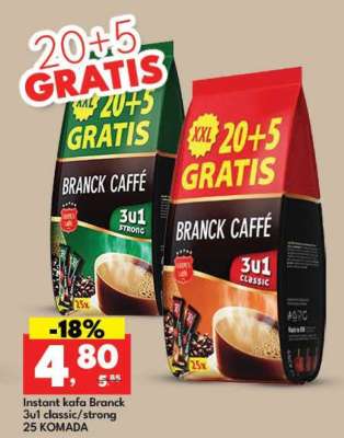 Instant kafa Branck 3u1 classic/strong
