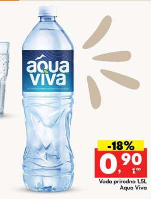Voda prirodna 1,5L Aqua Viva