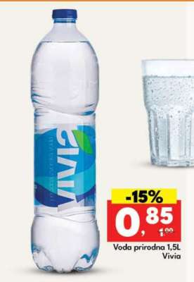 Voda prirodna 1,5L Vivia
