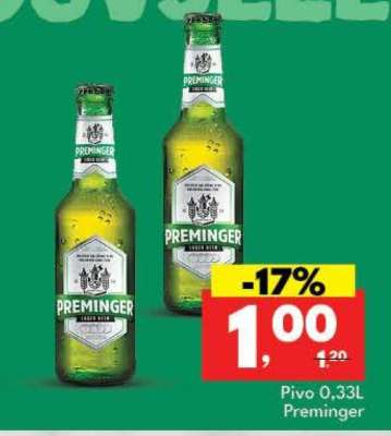 Pivo 0,33L Preminger